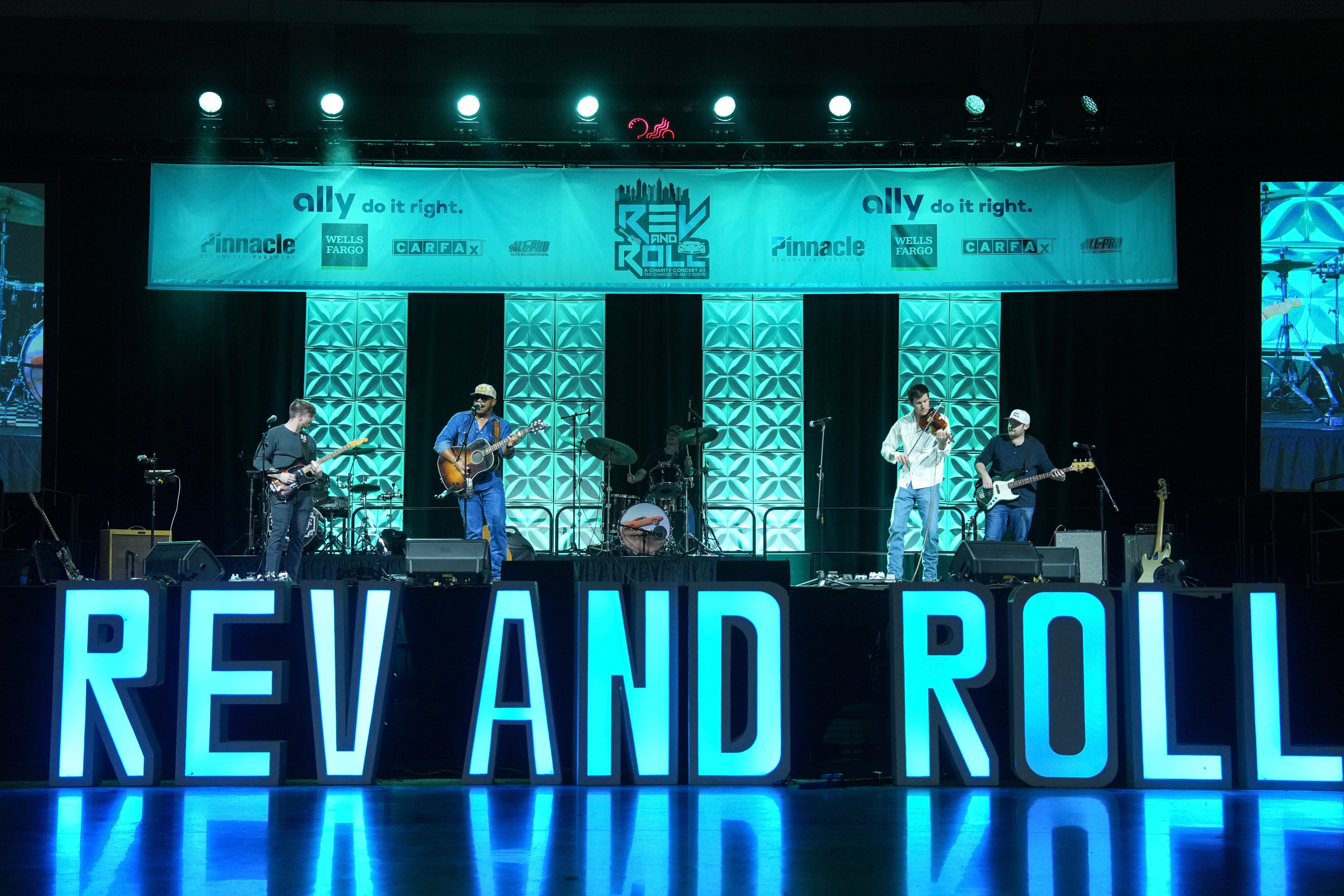Rev & Roll Charity Concert - Charlotte Auto Show Nov. 19