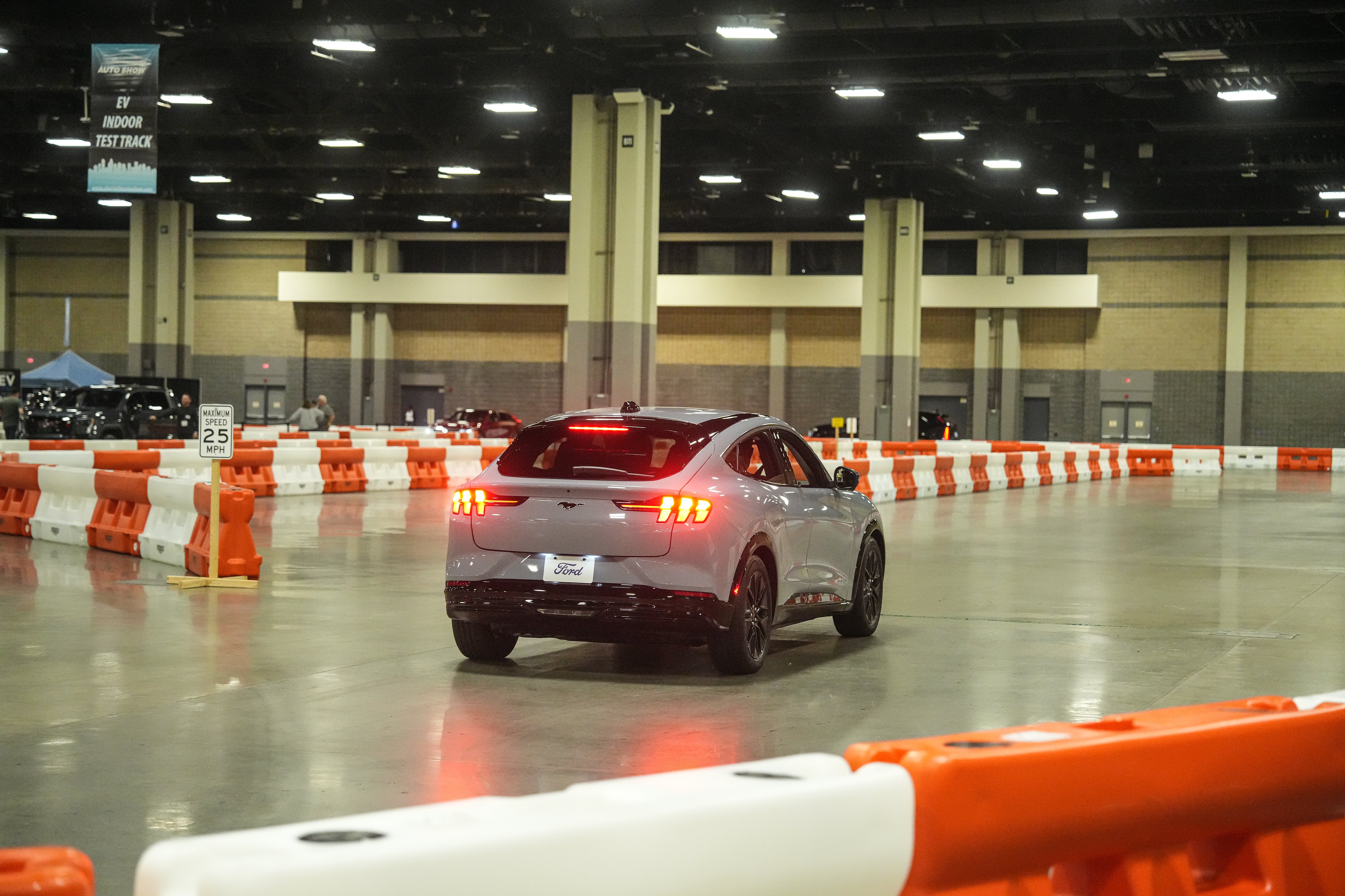 2025 Charlotte Auto Show Indoor EV Test Track