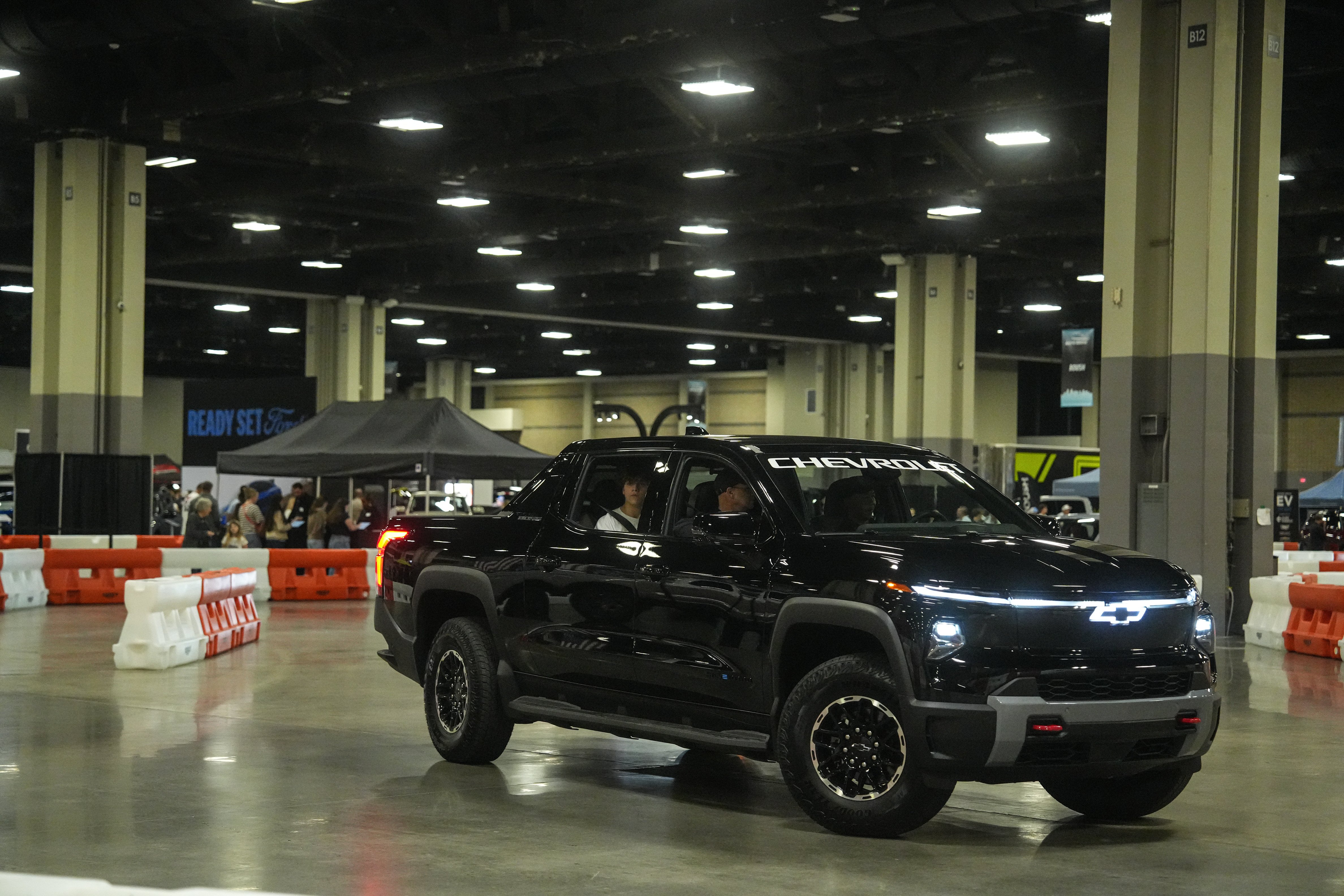2025 Charlotte Auto Show Indoor EV Test Track