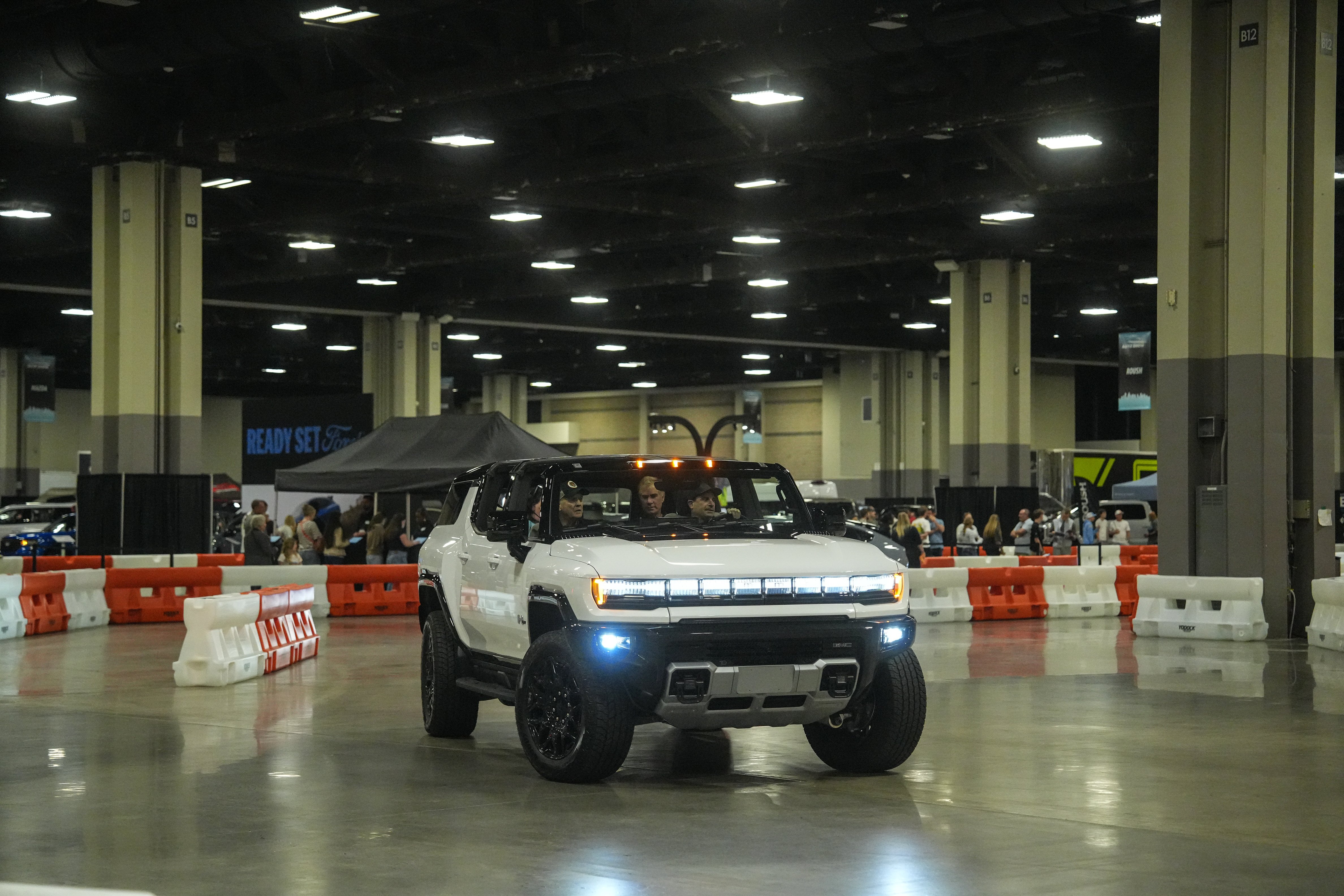 2025 Charlotte Auto Show Indoor EV Test Track